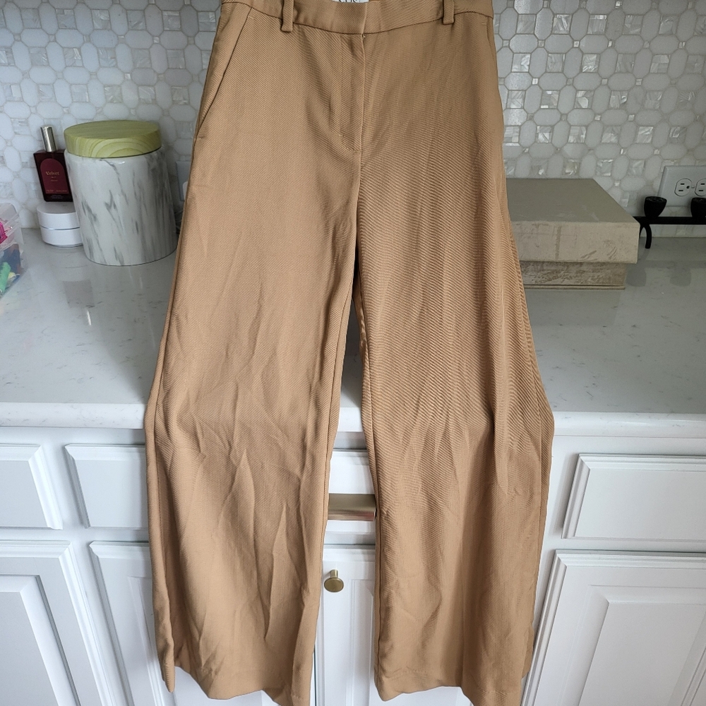 COS Beige / Tan Wide Leg Pants